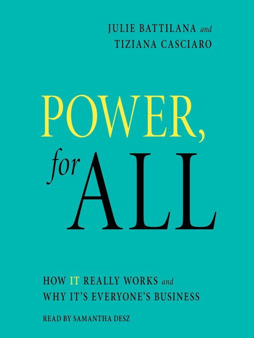 Title details for Power, for All by Julie Battilana - Wait list